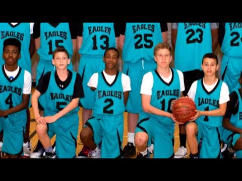Teen without hands makes 3-point shots on the basketball court