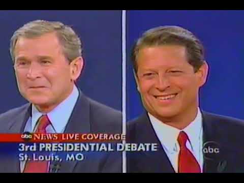3rd Presidential Debate of 2000 Bush Gore