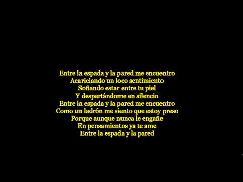 Nino Zegarra - Entre La Espada Y La Pared - Letra