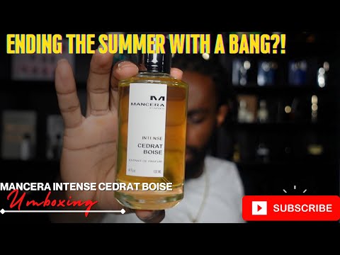 NEW Mancera Intense Cedrat Boise Unboxing | Pressure 😮‍💨