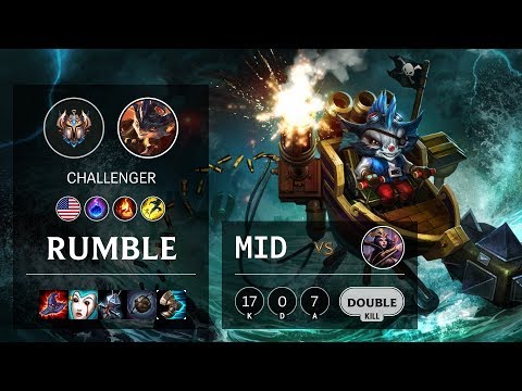 Rumble Mid vs LeBlanc - NA Challenger Patch 10.8