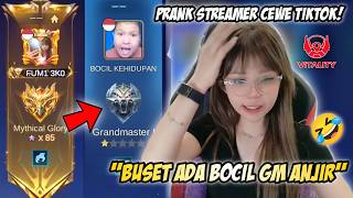 Download lagu PRANK STREAMER CEWE TIKTOK! KAKAK CANTIK INI KAGET LIAT GRANDMASTER JOIN MABAR VIP TAPI JAGO!🤣| MLBB mp3 Download lagu PRANK STREAMER CEWE TIKTOK! KAKAK CANTIK INI KAGET LIAT GRANDMASTER JOIN MABAR VIP TAPI JAGO!🤣| MLBB mp3