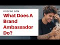 What Does A Brand Ambassador Do FREE AGREEMENT TEMPLATE