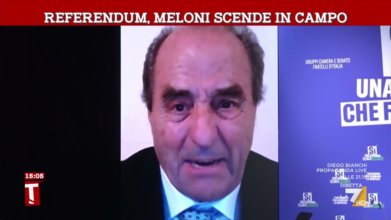 Referendum, Meloni scende in campo