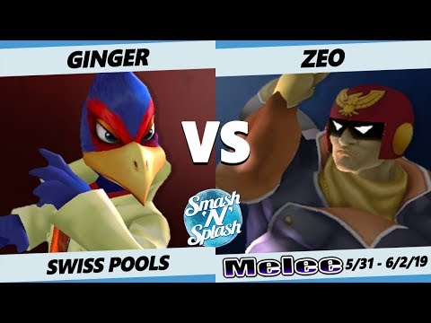 SNS5 SSBM - Ginger  (Falco) Vs. Zeo (Captain Falcon) Smash Melee Tournament Pools