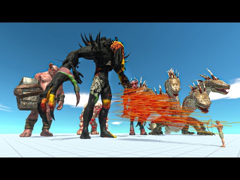 ⚡GOD ARCHER FIGHT WITH GIANTS MONSTERS⚡- Animal Revolt Battle Simulator