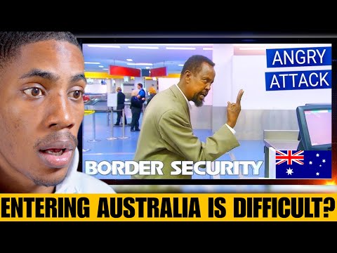 American Reacts to Australian Border Security vs Aggressive Man