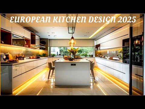 Top Modern European Kitchen Cabinets 2025: 200 Modern European Kitchen Designs: Top Design Trends