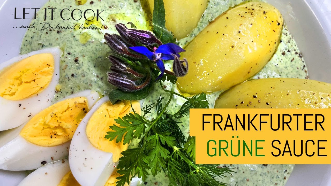 Lachsforelle mit Frankfurter Grüne Sauce und kleinen Schwenkkartoffeln ...
