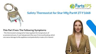 Safety Thermostat for Star Mfg Part# 2T-Y1668 - PartsFPS