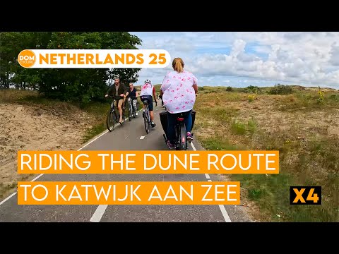 Netherlands 25: Riding the dune route to Katwijk aan Zee (x4)