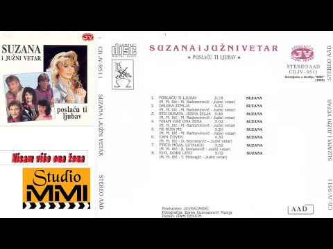 Suzana Jovanovic i Juzni Vetar - Nisam vise ona zena (Audio 1995)