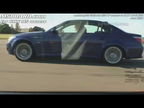 1080p: Lamborghini Gallardo manual vs BMW M5 stock