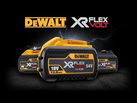 DeWALT akumuliatorius DCB548 FLEXVOLT 18V/54V 12.0 Ah Li-ion video