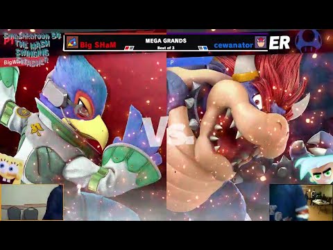 Big SHaM (Falco, Ness) vs. Cewanator (Bowser) - Losers Rd 2 - Smashkatoon 54