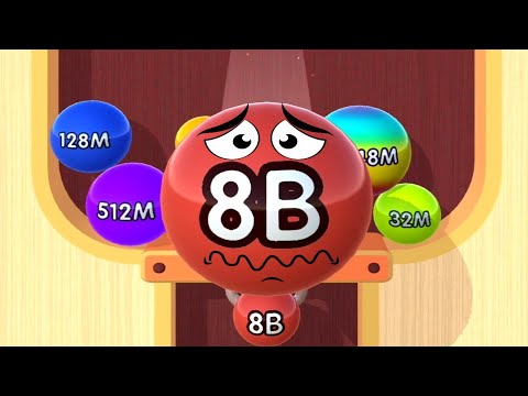 Satisfying ASMR 2048 balls 3D Unlock 4B - 8B