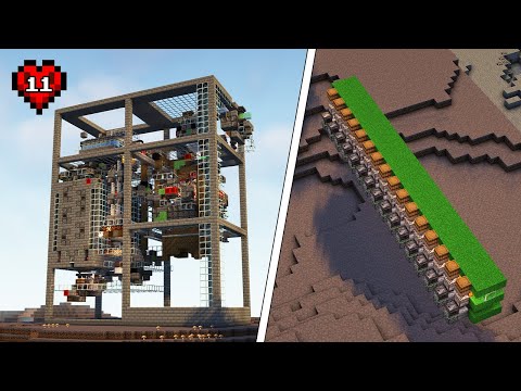Insane Tree Omnifarm & Wool Farm Build! | Minecraft Ep #11