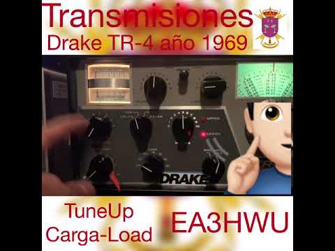 Drake TR-4 year 1969 tuneUp caldeo carga EA3HWU
