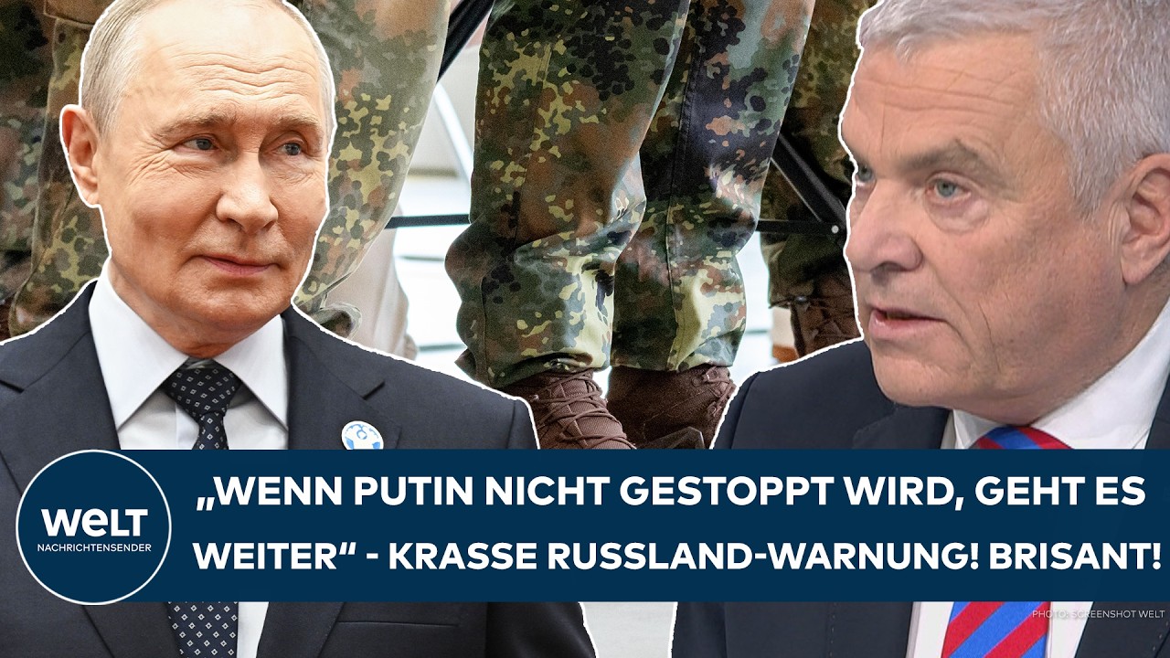 UKRAINE-KRIEG: "Wenn Putin nicht gestoppt wird, geht es weiter" - Krasse Warnung vor Russland!