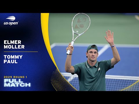 Elmer Moller vs. Tommy Paul Full Match | 2025 US Open Round 1