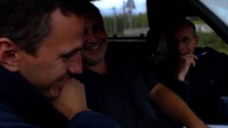 встреча с гражданами Германии на трассе Иркутск - Красноярск