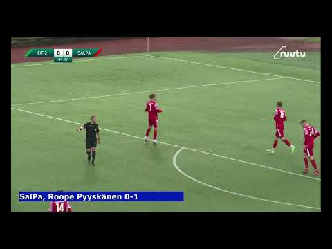 OP Lounaismaan maalikooste Suomen Cup matsista EIF/2 - SalPa