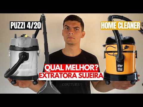 Qual Melhor? Karcher Puzzi 4/20 vs Wap Home Cleaner | Comparativo Completo Extratora Custo Benefício