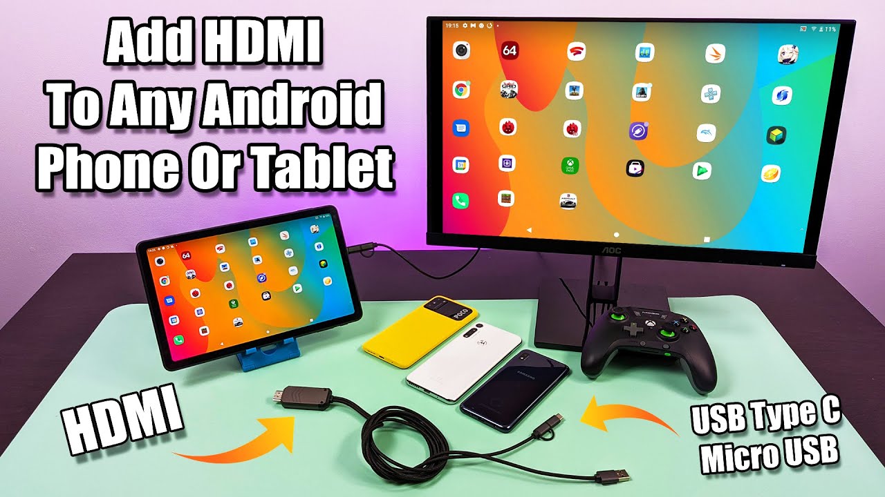 Add HDMI to any Android Phone Or Tablet with this $20 Adapter!