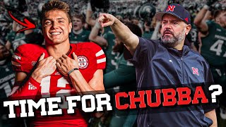 Should Matt Rhule Make ANOTHER QB Switch?  Quick Reaction To Huskers UGLY Loss vs Michigan State