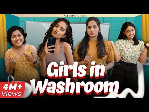 Women in Washroom 😂 | Take A Break