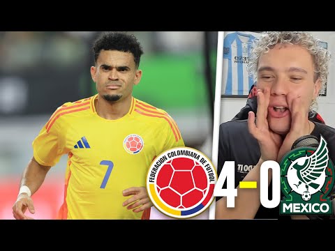 🇦🇷 ARGENTINE REACTS to 🇨🇴 COLOMBIA vs MEXICO 🇲🇽 A THROTTLE and HUMILIATION! 😱