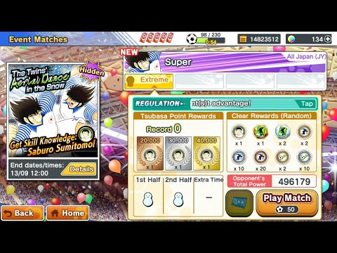 Tips Skill Knowledge ~ Saburo Sumitomo - Captain Tsubasa Dream Team (INDONESIA)