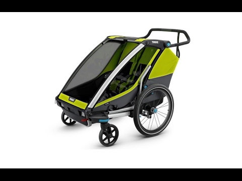 Thule Chariot Cab 2 - Fahrradanhänger für 2 Kinder - cypress grün