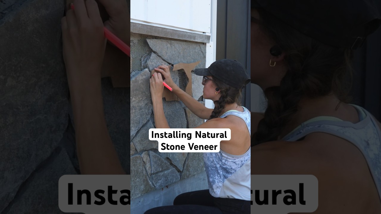 Installing Natural Stone Veneer is Like A Puzzle 🧩