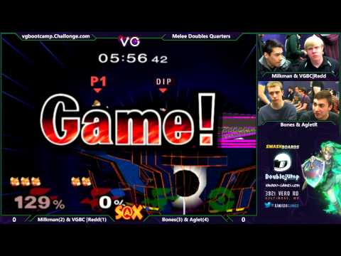 S@X Monthly - Milkman & VGBC|Redd Vs. Aglet & Bones SSBM Winners Quarters - Melee