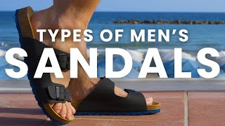 12 Types of Mens Sandals With Names: Which Is Right For You