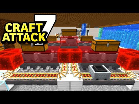 SparkofPhoenix -  Automatic Redstone industrial furnace with 32 melting units!  - Minecraft Craft Attack 7 #63