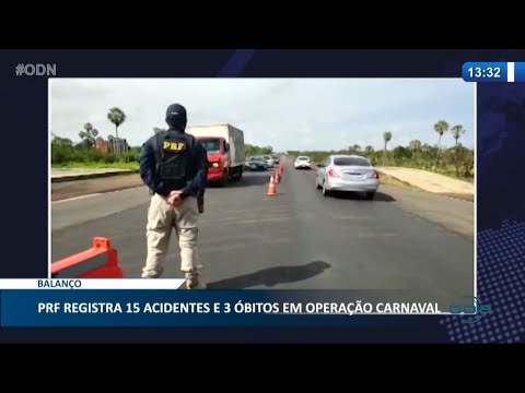 PRF registra 15 acidentes e 3 óbitos em Operação Carnaval 19 02 2021