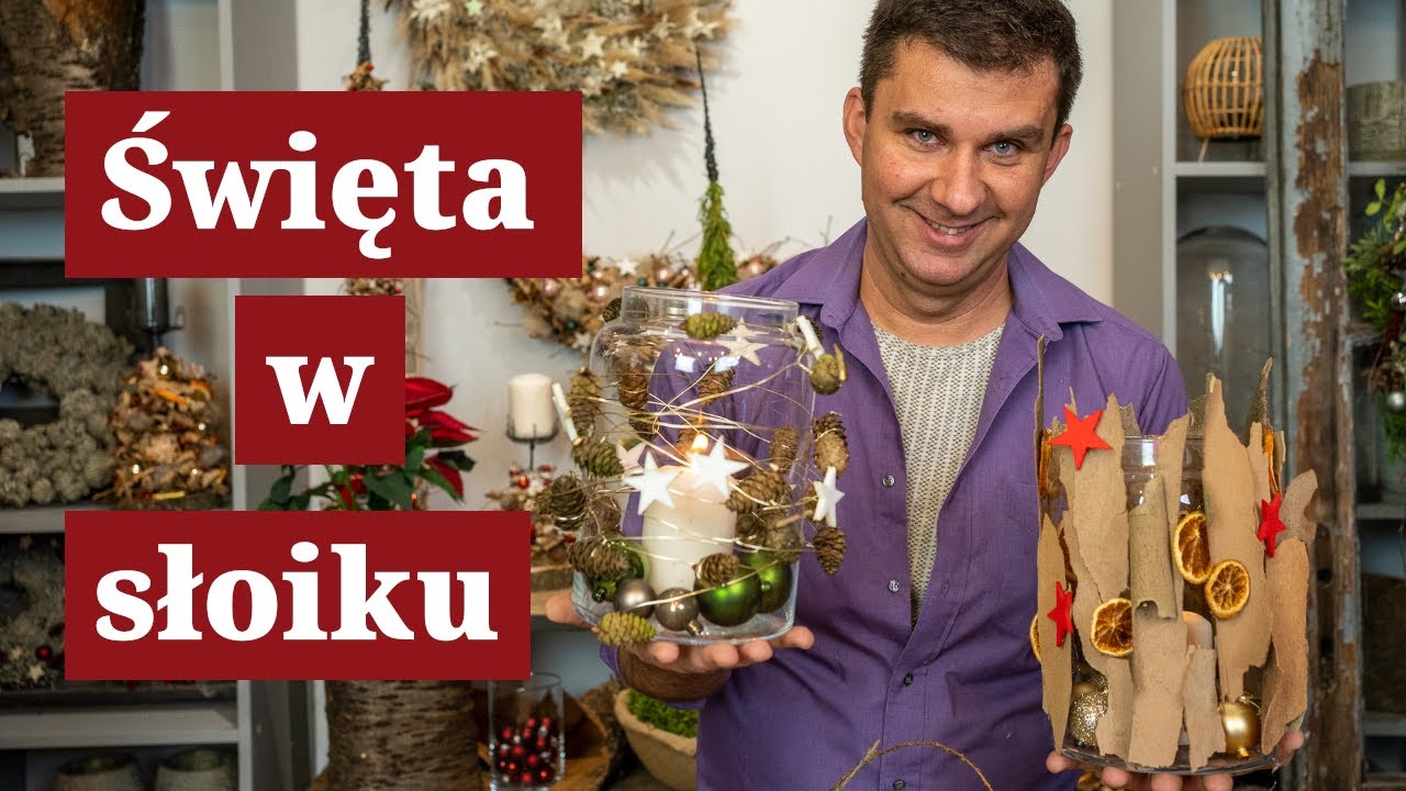 Magiczne dekoracje na święta - świece świąteczne na 4 sposoby