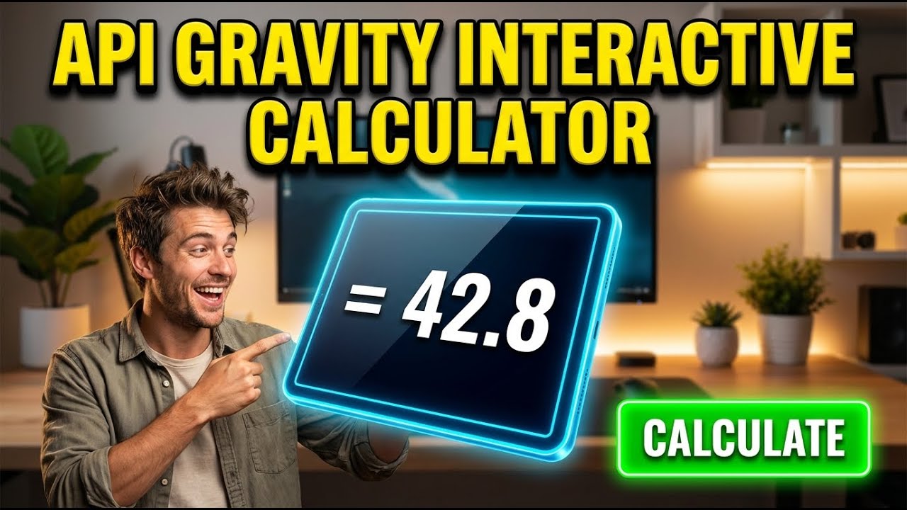 Api Gravity Interactive Calculator