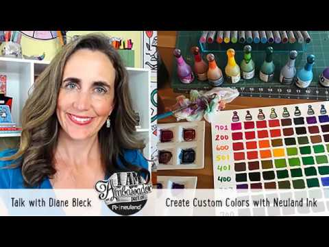 Talk with Diane Bleck - Create custom colors with Neuland ink