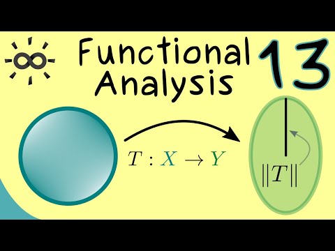 Functional Analysis Part 13 Bounded Operators