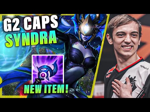 G2 CAPS PLAYING SYNDRA VS NISQY (AKALI) W/ NEW ITEMS | PRESEASON S11 G2 PLAYERS STREAM GAMEPLAYS