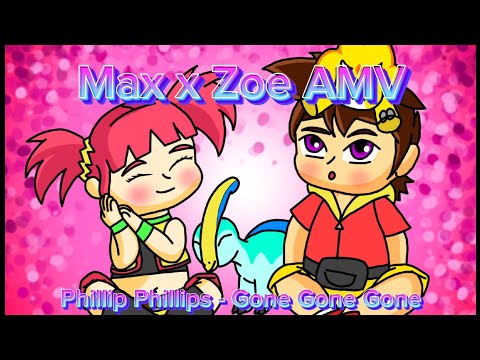 DINOSAUR KING💛Max x Zoe💚[ AMV ] (Phillip Phillips - Gone Gone Gone) / it'sTinchoGamer