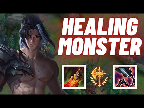 RED KAYN JUNGLE IS HEALING LIKE A MONSTER AND CAN SOLO CARRY EVERY FIGHT! SEASON 12 RED KAYN GUIDE!