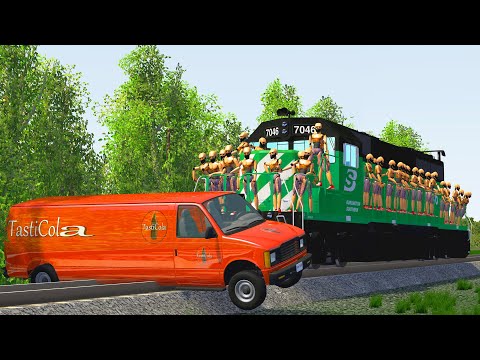Beamng Drive - Indian Train Crashes 2 - Crashtherapy