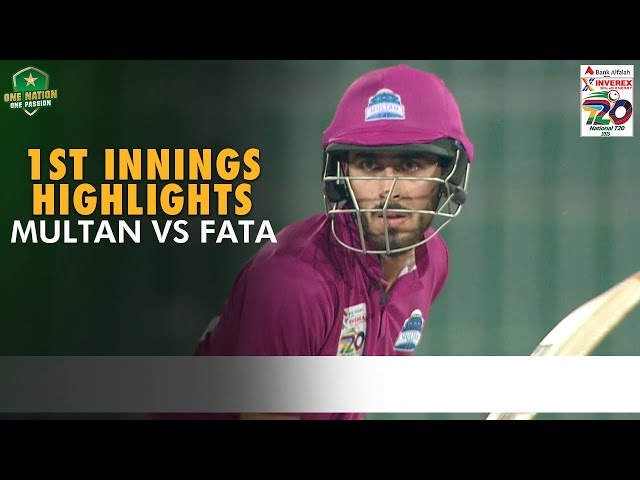 1st Innings Highlights | Multan vs FATA | Match 26 | National T20 Cup 2025 | PCB | M2L1A 1st Innings Highlights | Multan vs FATA | Match 26 | National T20 Cup 2025 | PCB | M2L1A