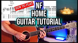 NF HOME Guitar Tutorial Lesson (Chords and Strumming)