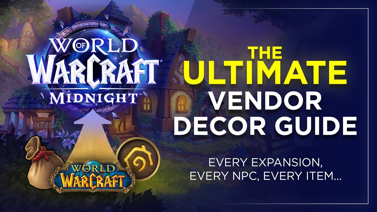 Ultimate Vendor Decor Guide: Every Expansion, Every NPC, Every Item (Housing)