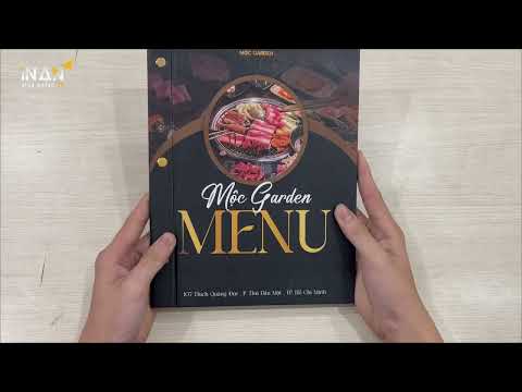 In menu cao cấp – nâng tầm thương hiệu chỉ tại In Ấn HCM